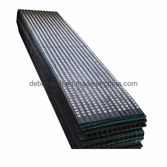 Hoja de goma de revestimiento de cerámica resistente a la abrasión para sistema transportador